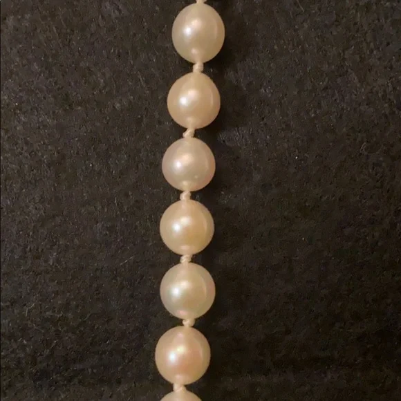 AUTH 1980s MIKIMOTO AKOYA CULTURED PEARL NECKLACE LANE CRAWFORD NECKLACE - Picture 11 of 17